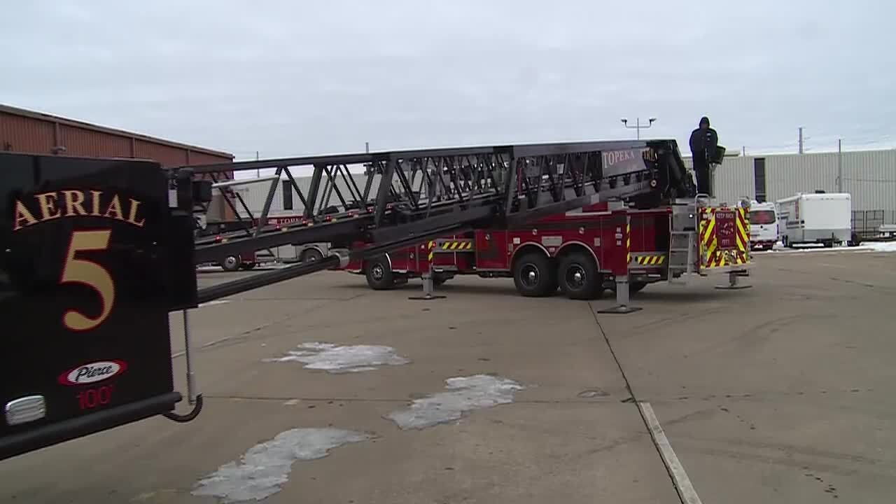 Topeka Fire Department unveils new Aerial 5 Fire Engine