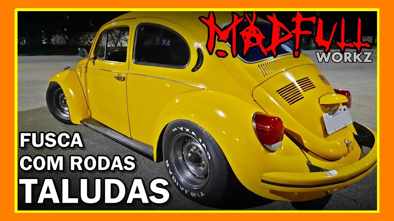 RODAS TALUDAS no FUSCA - Oficina do Kiko