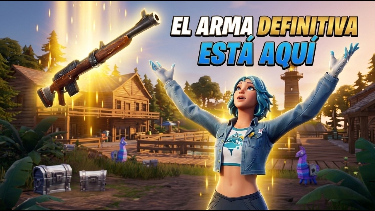 El ARMA META🔥de la ACTUALIZACION de FORTNITE -💎RIFLE DE CAZA💎