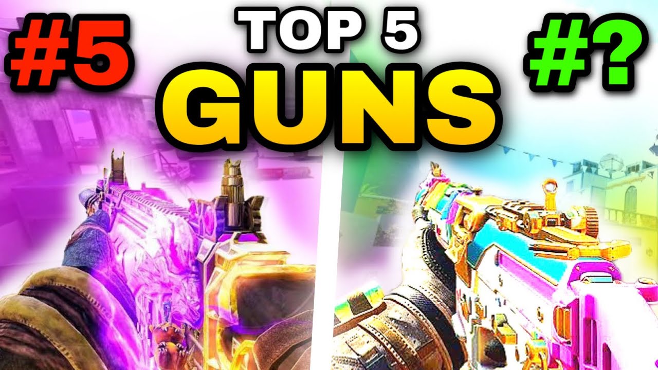 TOP 5 GUNS in COD Mobile! + Gunsmith Loadouts/Class Setups!