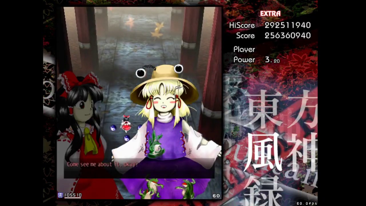 Touhou 10 Fuujinroku - Mountain of Faith  Reimu A Extra