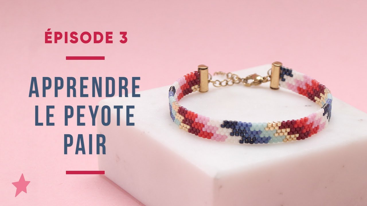 TUTORIEL | Apprendre le Peyote Pair - Tissage de perles Bracelet Miyuki