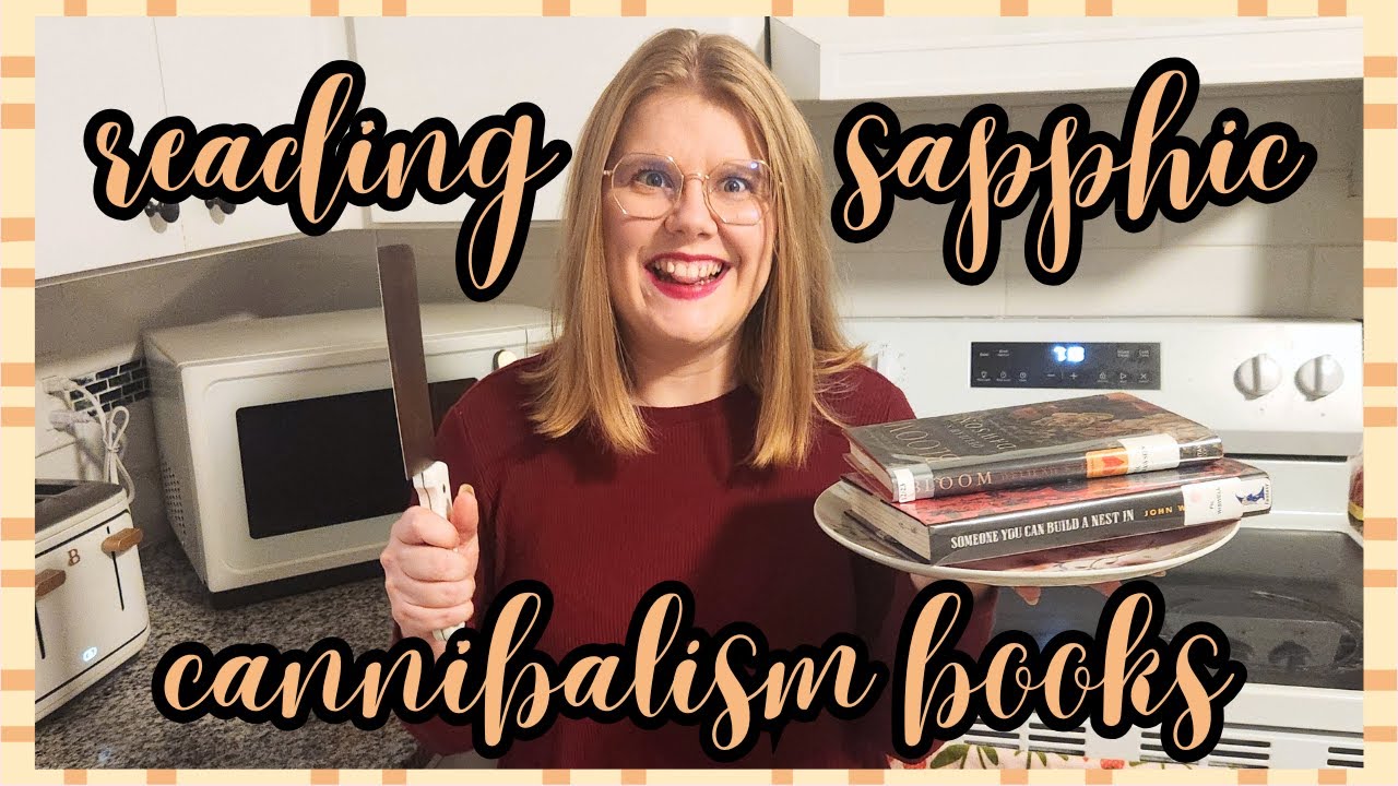 i spent spooky season reading sapphic cannibalism books 🥩🍴 sapphic spooktacular | reading vlog
