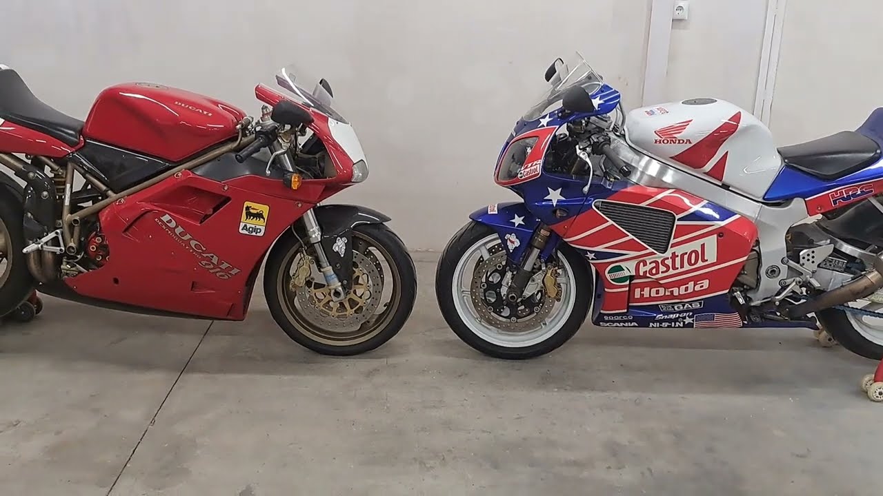 ducati 916 vs honda vtr 1000 sp. duelo de titanes!! y aclaración de un video anterior