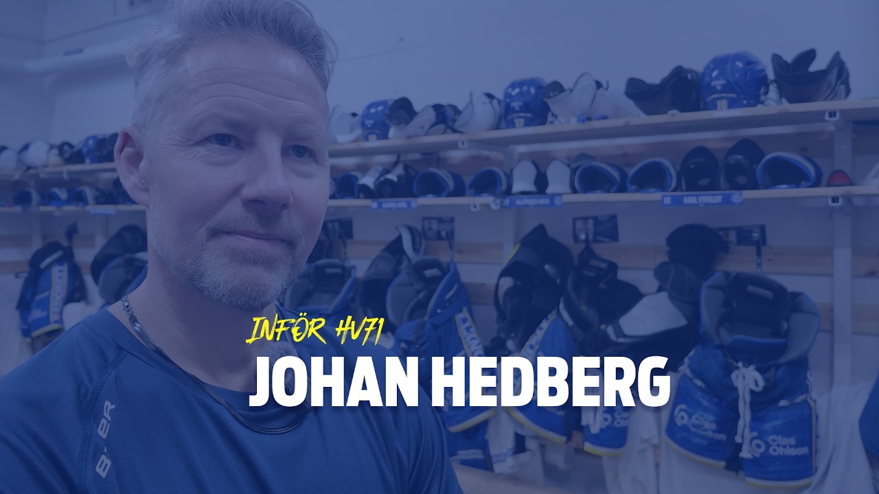 Johan Hedberg inf&ouml;r kvalmatcherna mot HV71