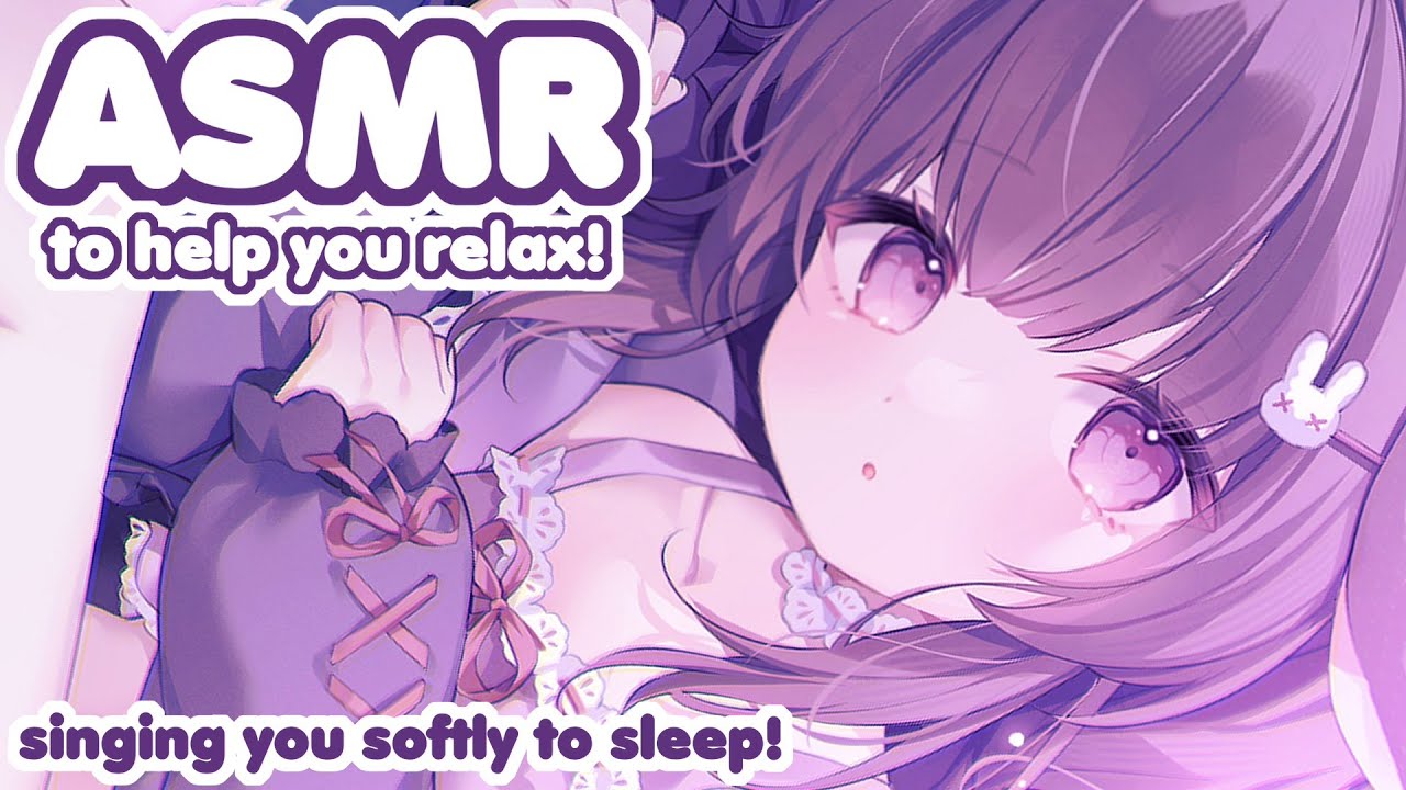 LIVE ASMR 🔴 softly singing you to sleep! gentle sounds and quiet singing to help you relax!!!