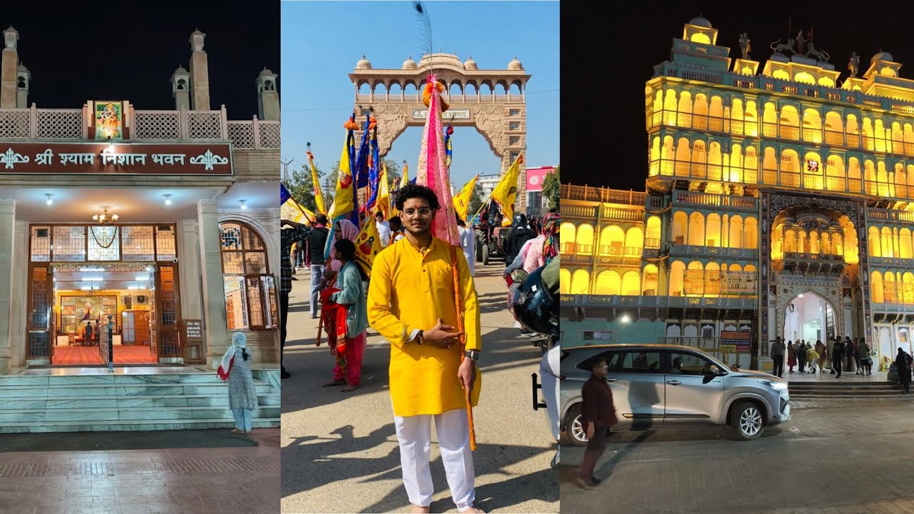 Khatu Shyam ji Nishan Yatra and salasar balaji darshan 