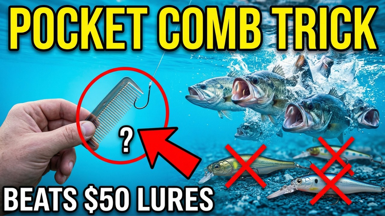 Put a Pocket Comb on Your Hook — Outperforms $50 Lures Instantly