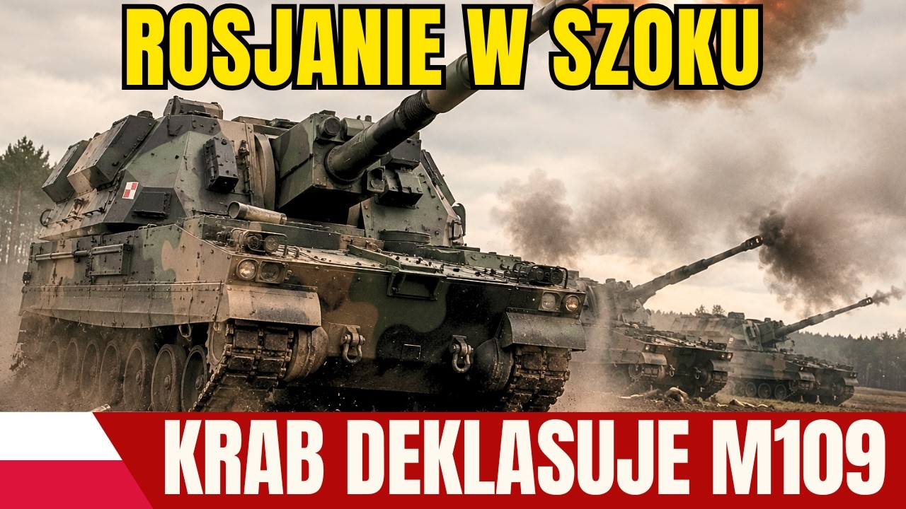 ROSJANIE W SZOKU: Jak polski KRAB przewyższył każdą haubicę M109 w Ukrainie