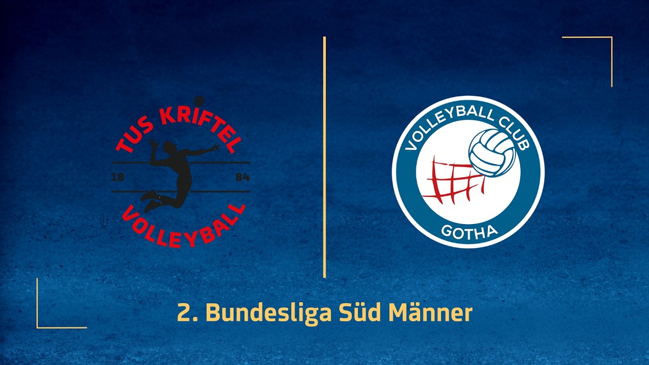 TuS Kriftel – Blue Volleys Gotha (2. Volleyball Bundesliga Süd M 25/26)