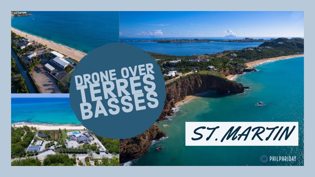 Drone Video over Terres Basses, St. Martin