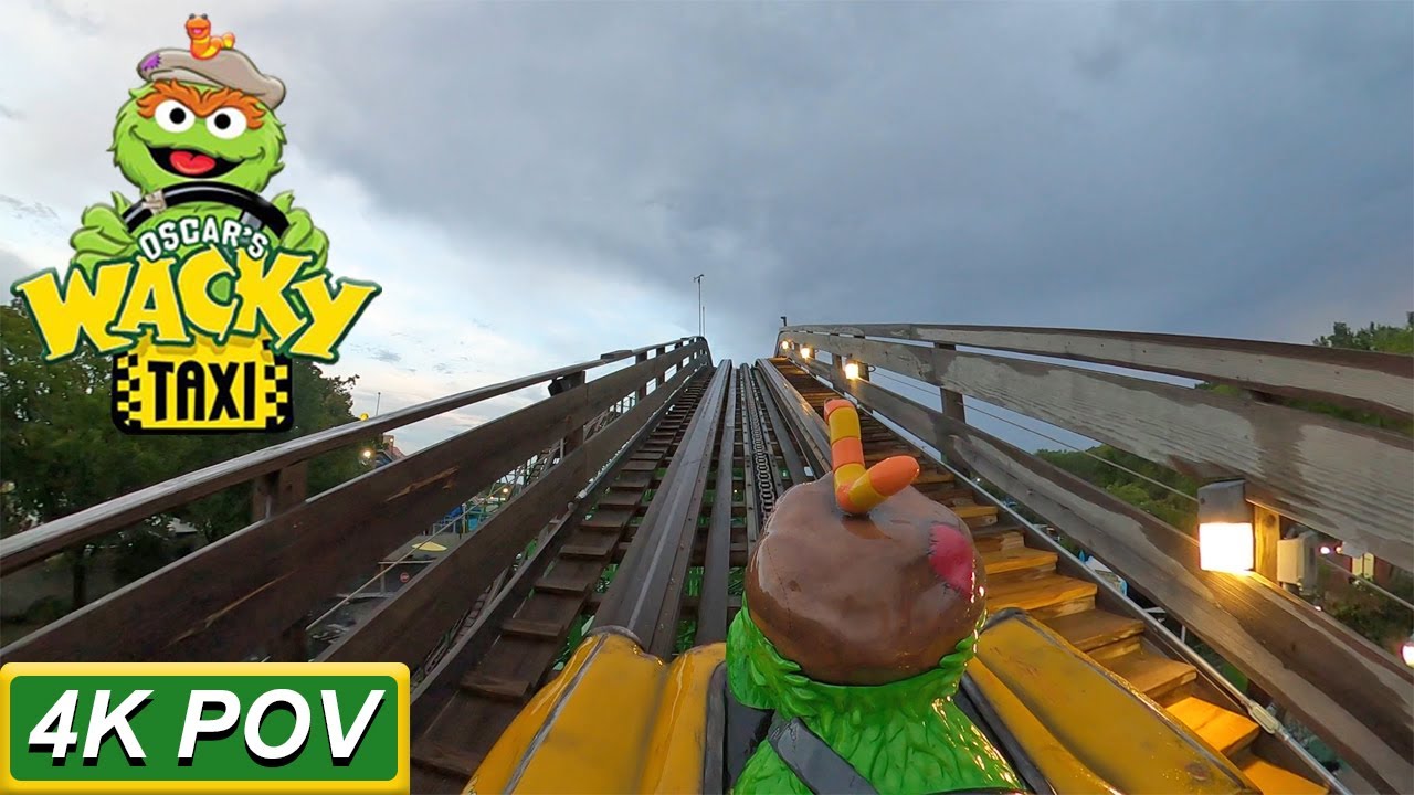 Oscar's Wacky Taxi (4K Front Seat POV)- Sesame Place, Langhorne, PA