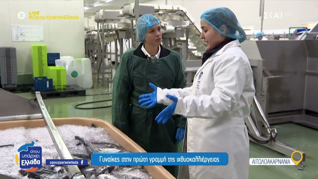 Γυναίκες στην πρώτη γραμμή της ιχθυοκαλλιέργειας στον Αστακό Αιτωλοακαρνανίας