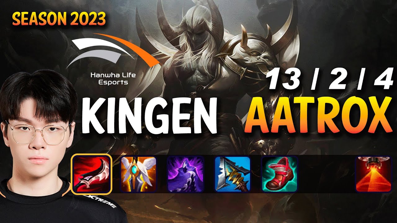 HLE Kingen AATROX vs K'SANTE Top - Patch 13.16 KR Ranked