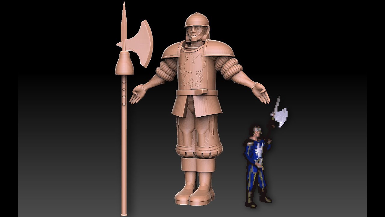 Work in progress: Heroes of Might & Magic Halberdier