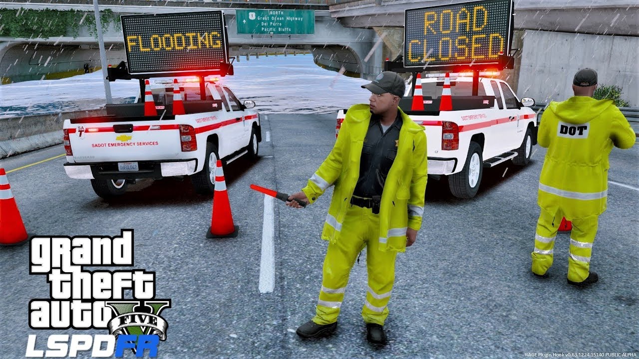DOT Highway Flash Flood in GTA 5