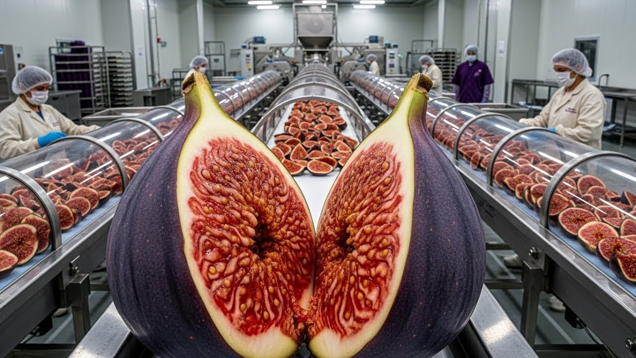 Inside a Modern Fig Factory: From Ancient Harvest to Luxury Dried Sweets (Full Process)