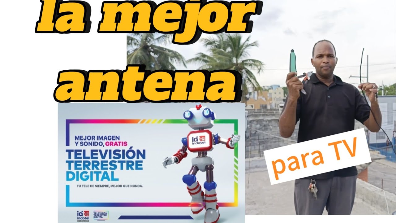 la mejor antena 📡 para cajita de televisión terrestre digital y tv