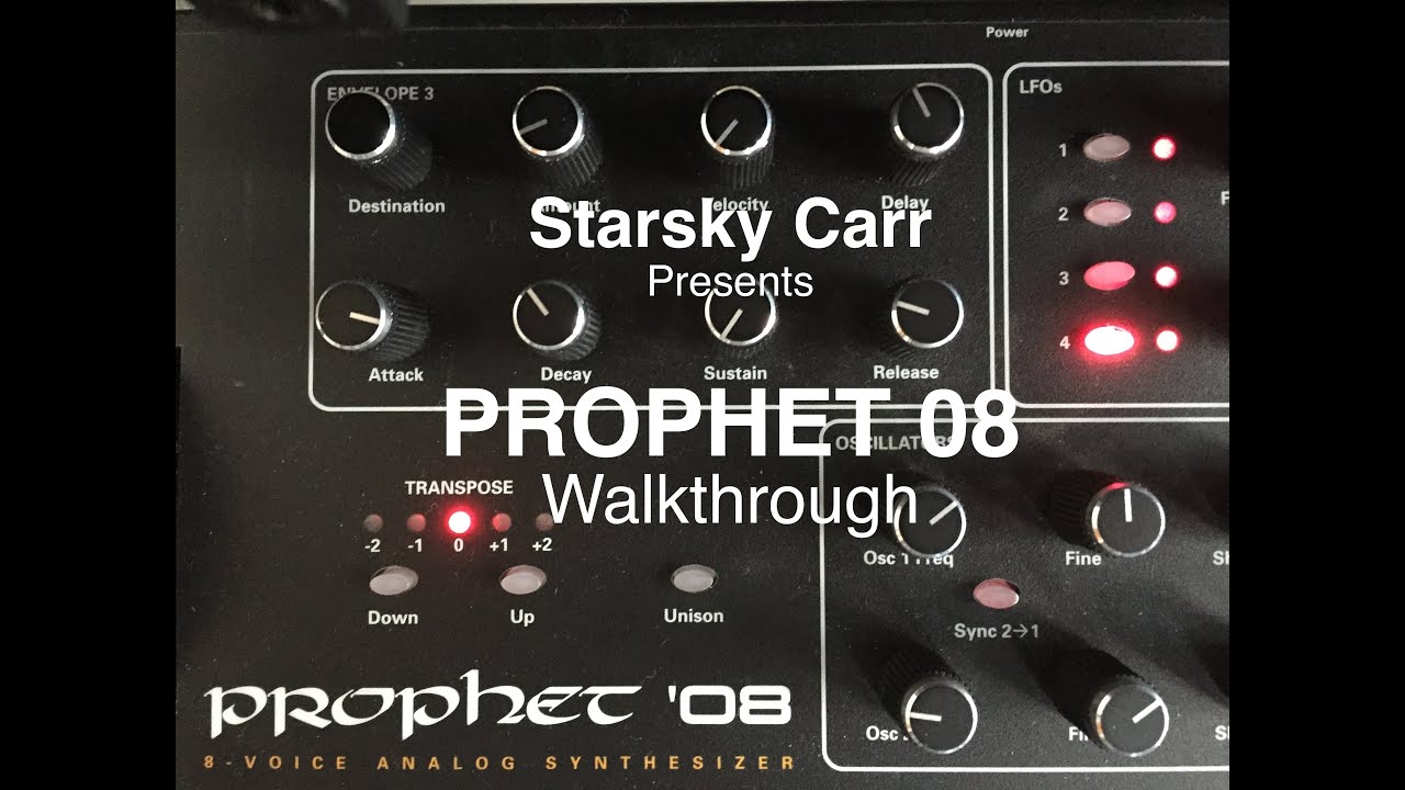 Dave Smith Instruments Prophet 08 Walkthrough