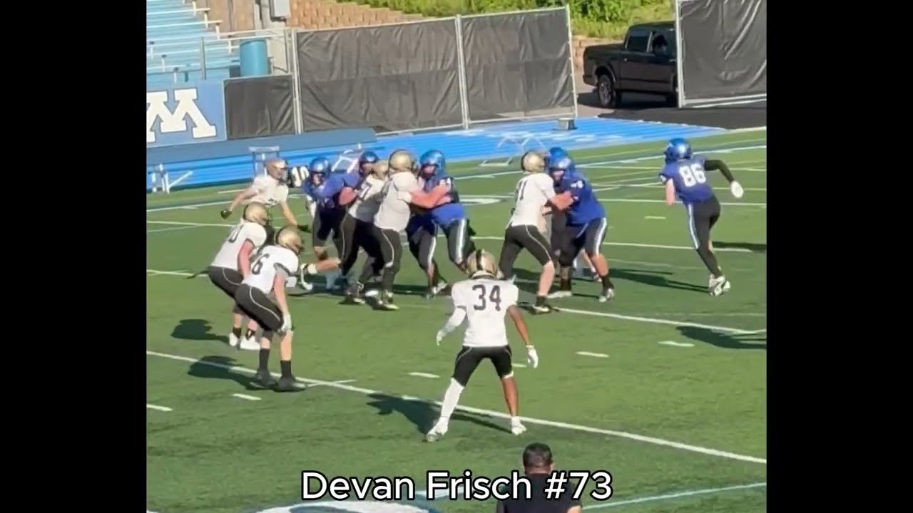Devan Frisch #73 East Ridge High School 10th grade vs Minnetonka