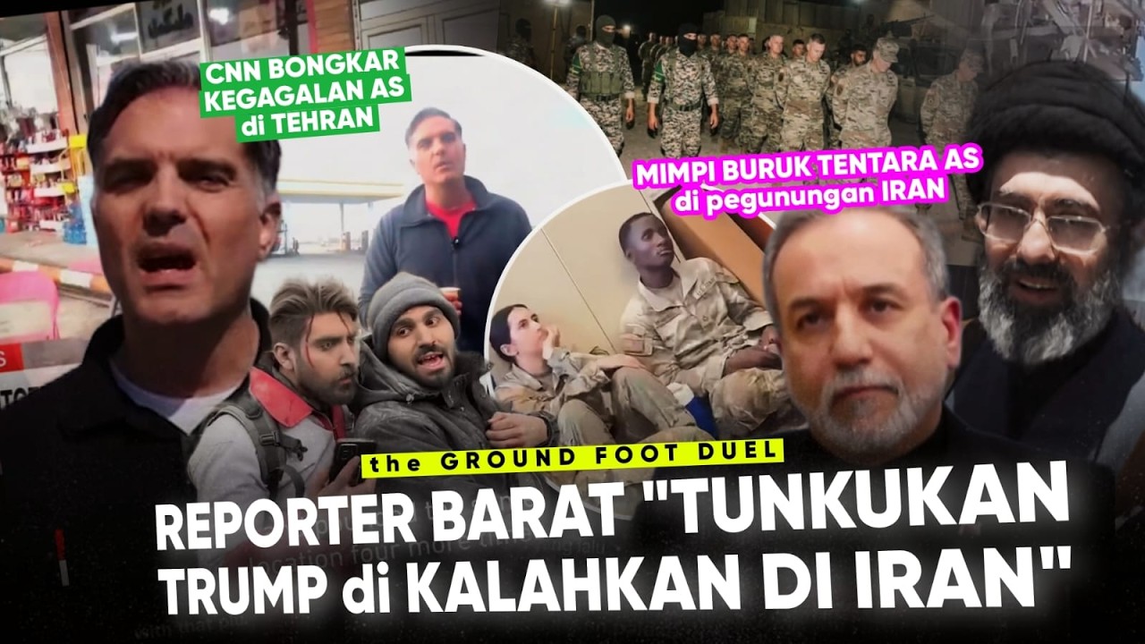 Reporter CNN tunjukan misi AS GAGAL “Pesan Keras Pemimpin Baru Iran: Kita tunggu AS invasi Darat!”