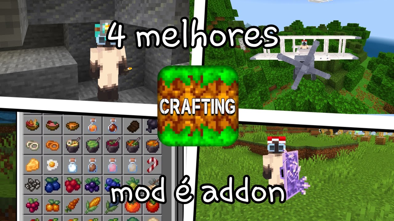 4 bons mod é addons para o crafting and building.#crafting #mod 