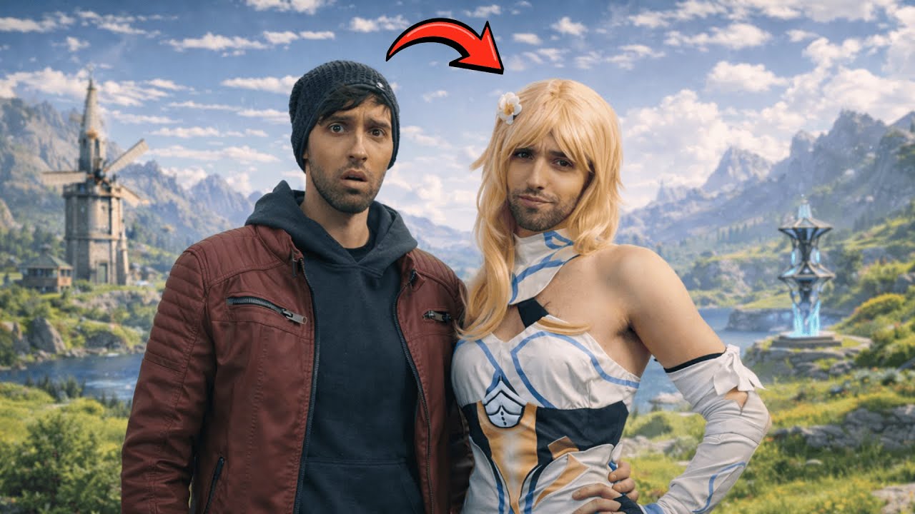 I became a Genshin Impact Character (live action parody)