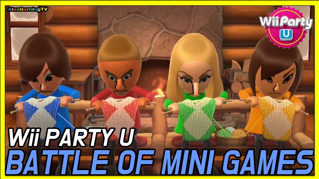 Wii Party U bettle of Mini Game walkthrough (Play movies )