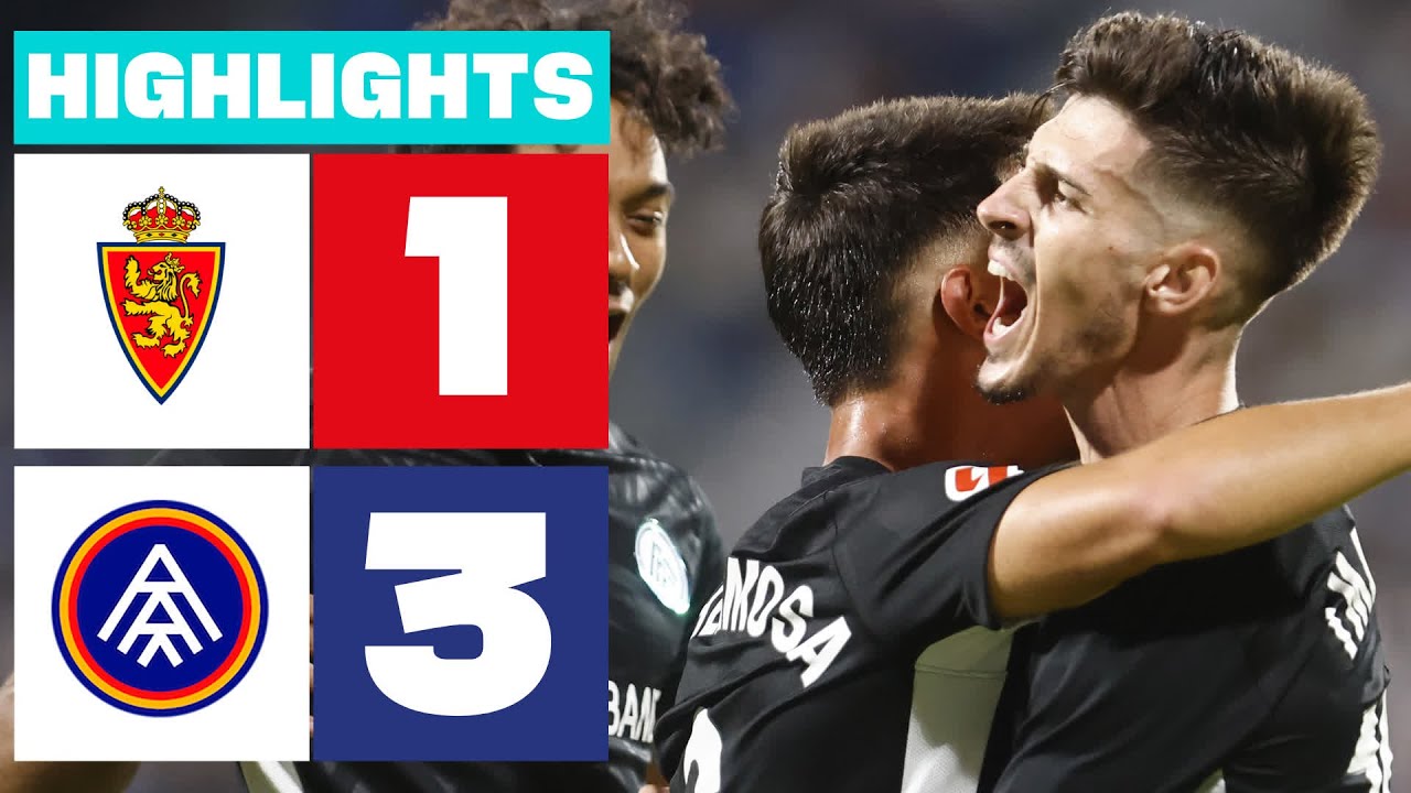 REAL ZARAGOZA 1 - 3 FC ANDORRA | RESUMEN LALIGA HYPERMOTION