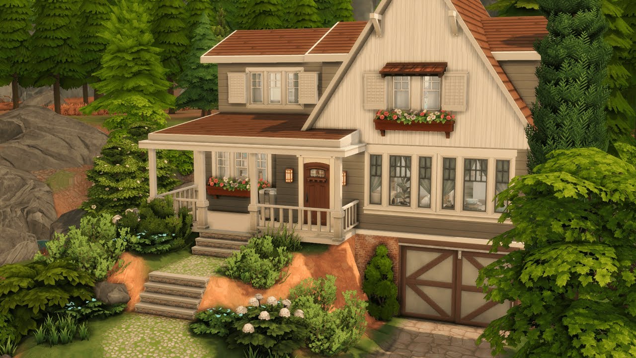 Eclectic Traditional Family Home | Sims 4 Speed Build