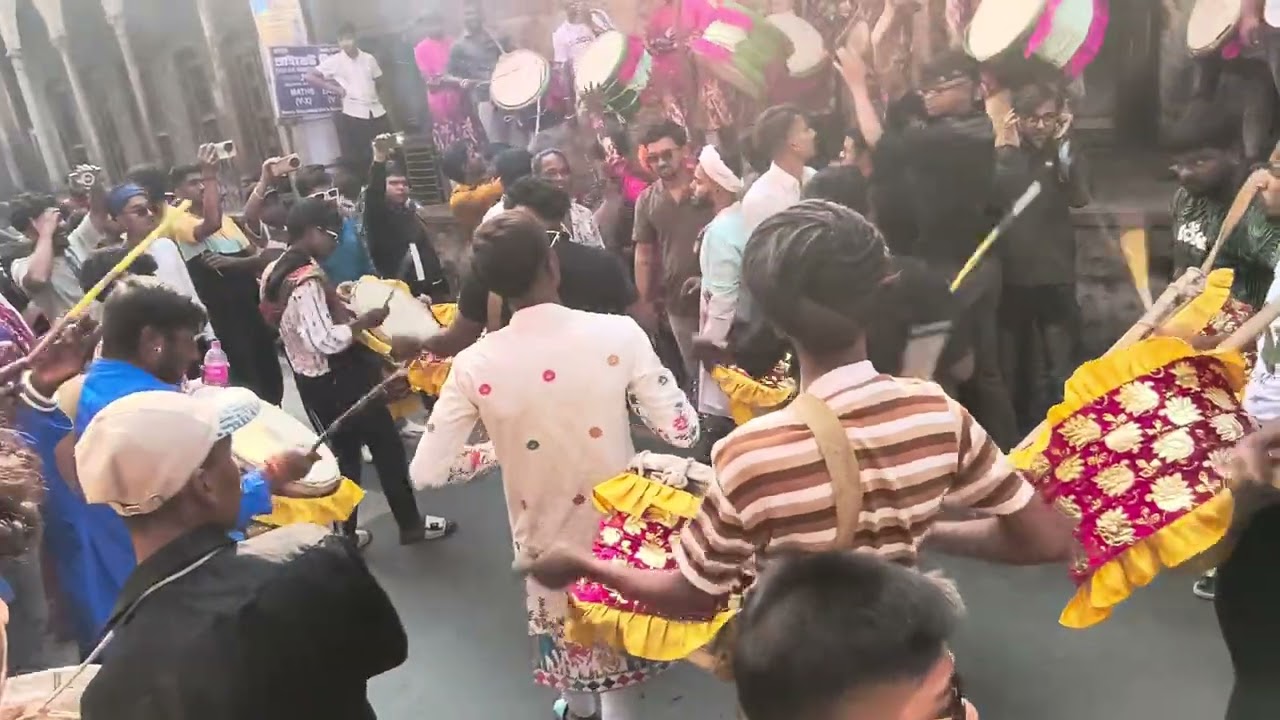 Kranti Dhol vs Raj Dhol ..full competition.. Nabadwip saraswati puja 2026