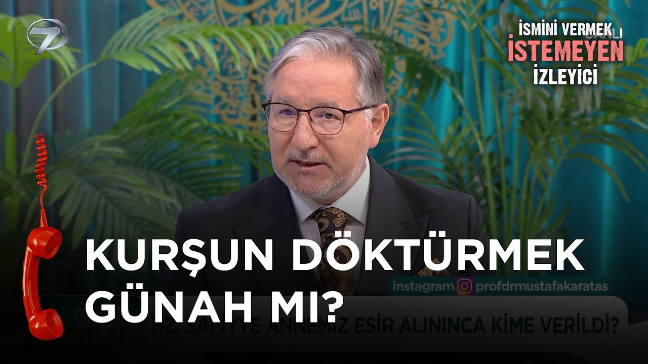 Dinimizde Kurşunun Yeri Olmadığını Duydum - İsmini Vermek İstemeyen İzleyici