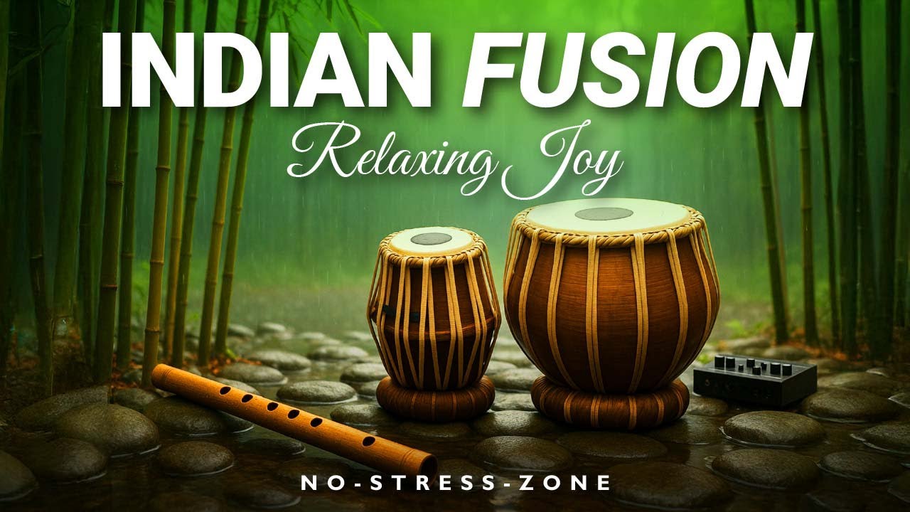 Indian Instrumental Fusion Music | Quiet Season Glow &ndash; Bansuri & Tabla &ndash; Peaceful Nature Calm Music
