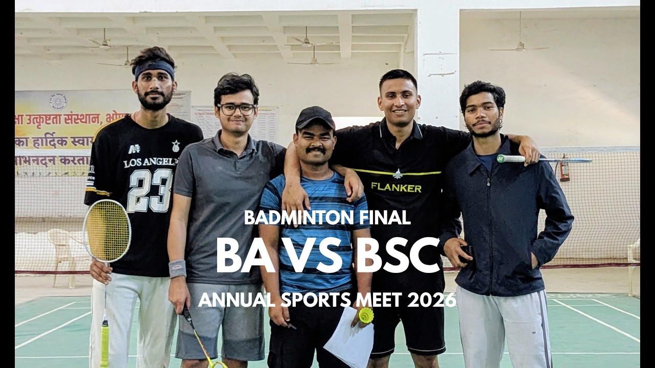 MD Final | BA vs Bsc | Manas/Amit vs Pranay/Ayush