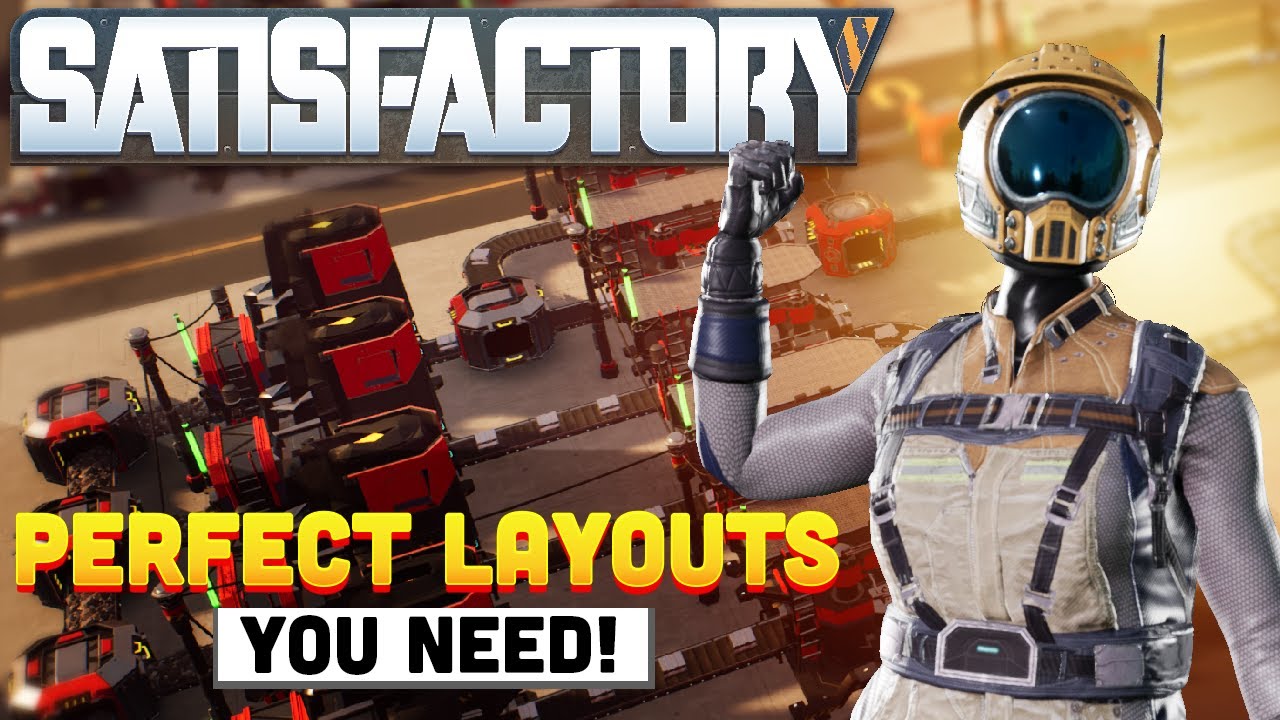 5 ИДЕАЛЬНЫХ макетов заводов для начинающих, которые вам НУЖНЫ! | Satisfactory Update 7 (Руководст...