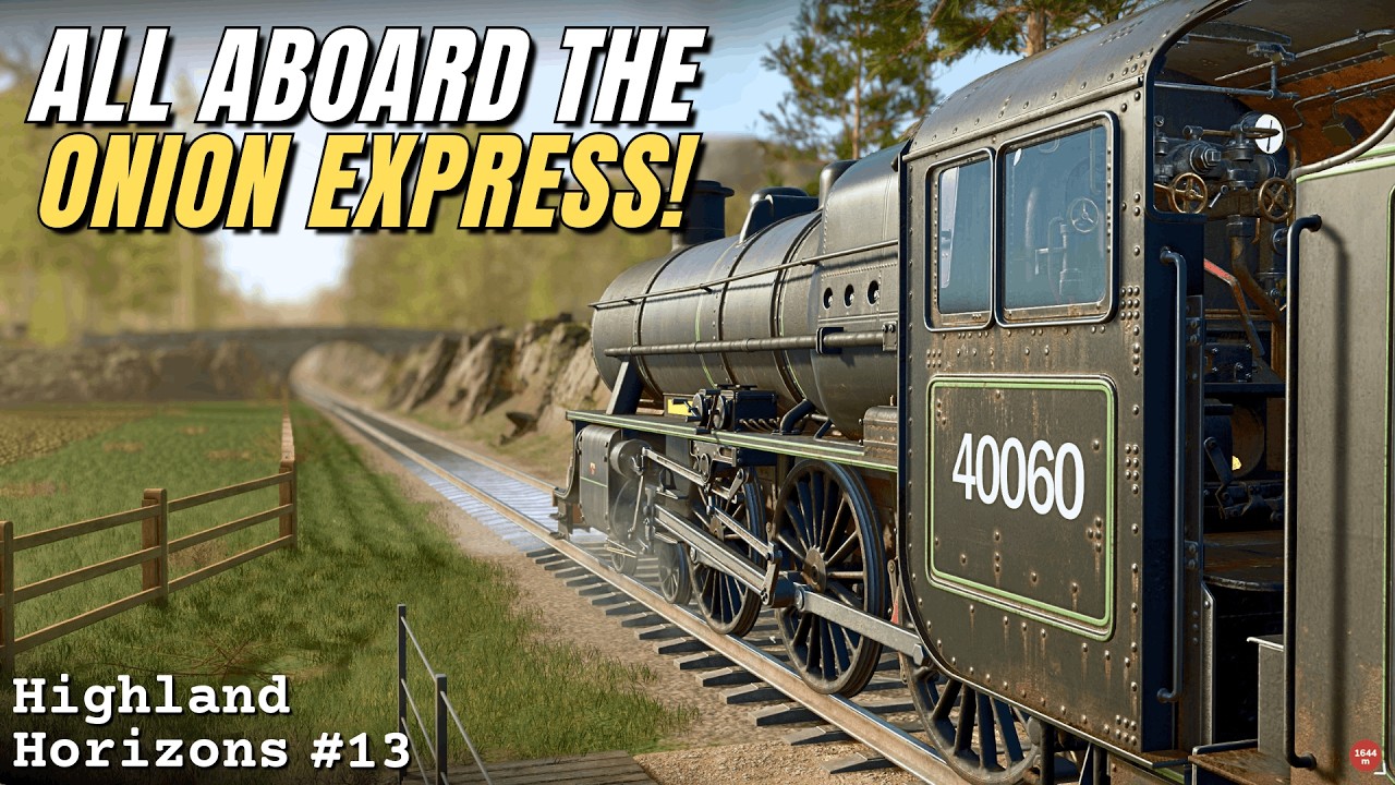 Selling Onions by Steam Train! - Kinlaig - Highland Horizons 13 - FS25