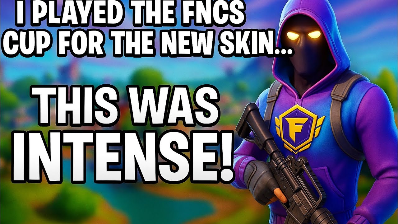 I Played the FNCS Cup for the NEW Skin… This Was INTENSE!