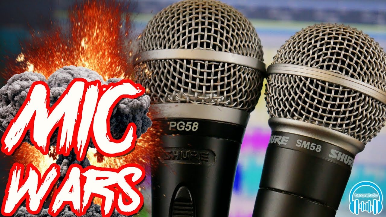 МИКРОФОННЫЕ ВОЙНЫ | Shure PG58 против Shure SM58 🎤