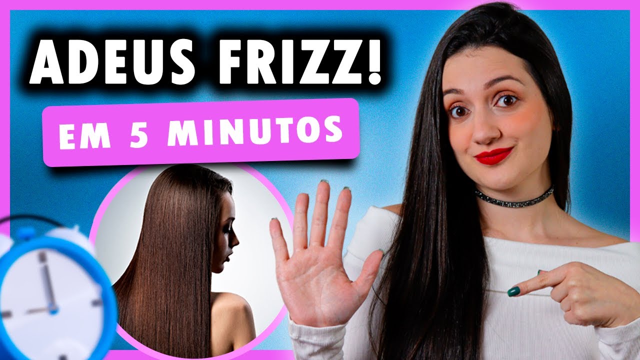 DESCOBRI COMO DIMINUIR O FRIZZ DO CABELO EM 5 MINUTOS! [dica incrível + guia definitivo]