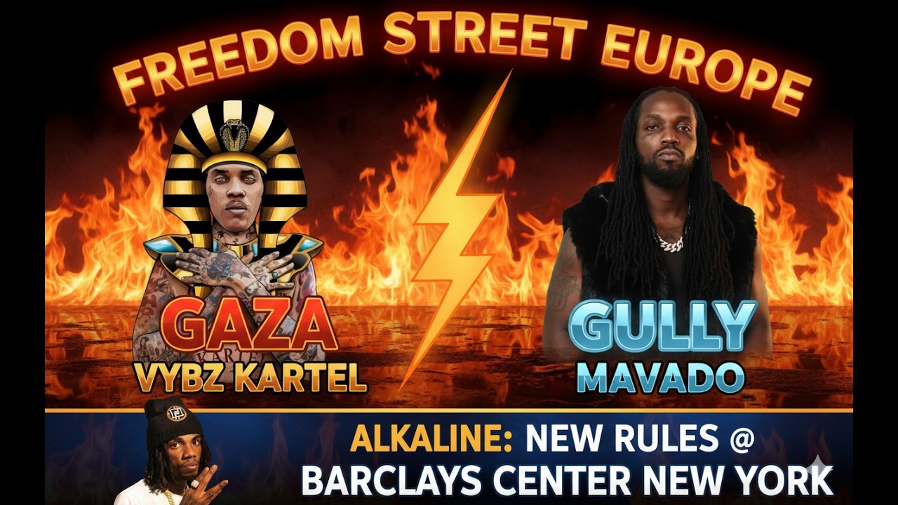 ALKALINE TAKES OVER BARCLAYS! Kartel & Mavado Freedom Street Europe! Mavado Bad & Rich D!$$ Them.
