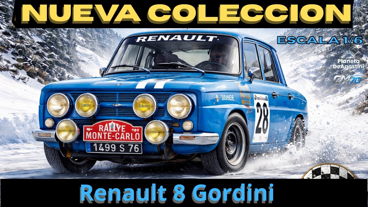 Nueva coleccion de Renault 8 Gordini