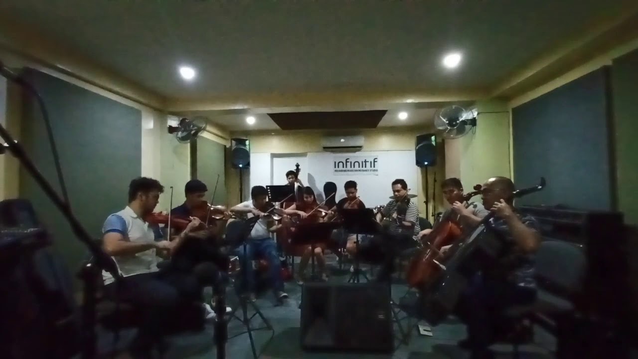 Cinderella's entrance at the ball - Who Is She by Patrick Doyle - String Fusion cover - rehearsal
