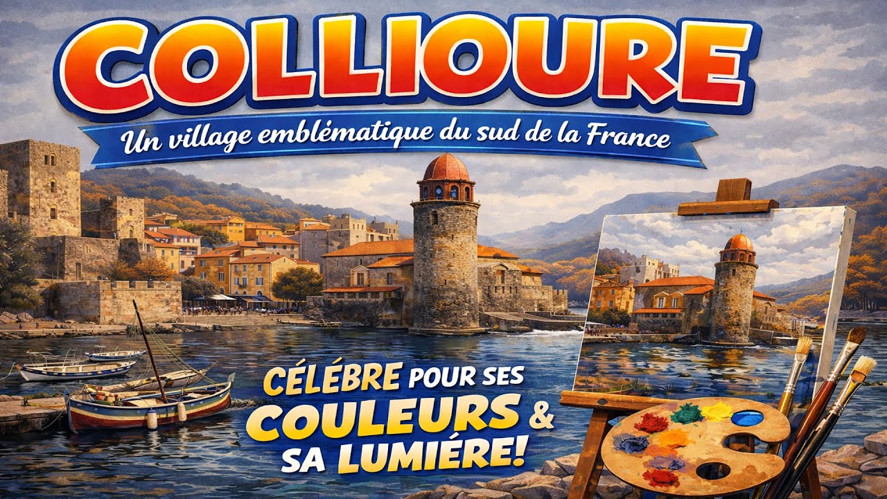 Collioure 🎨🌊Un village emblématique du sud de la France, célèbre pour ses couleurs, sa lumière. 