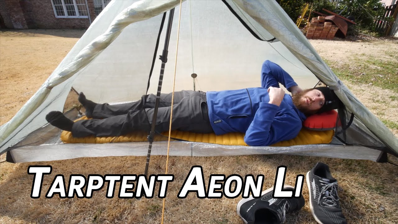 Tarptent Aeon Li - Rain Test, Pitch Options, Tall User Demo