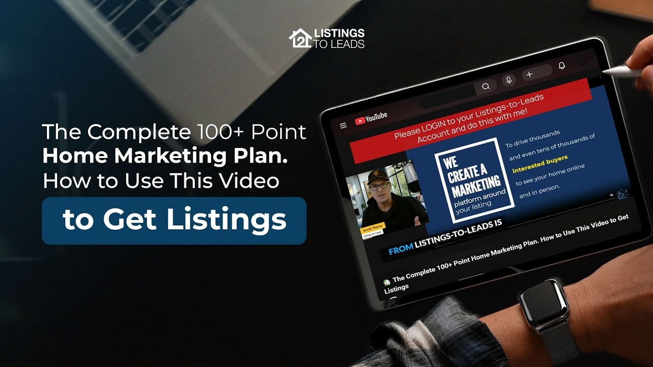 🏡 The Complete 100+ Point Home Marketing Plan. How to Use This Video to Get Listings