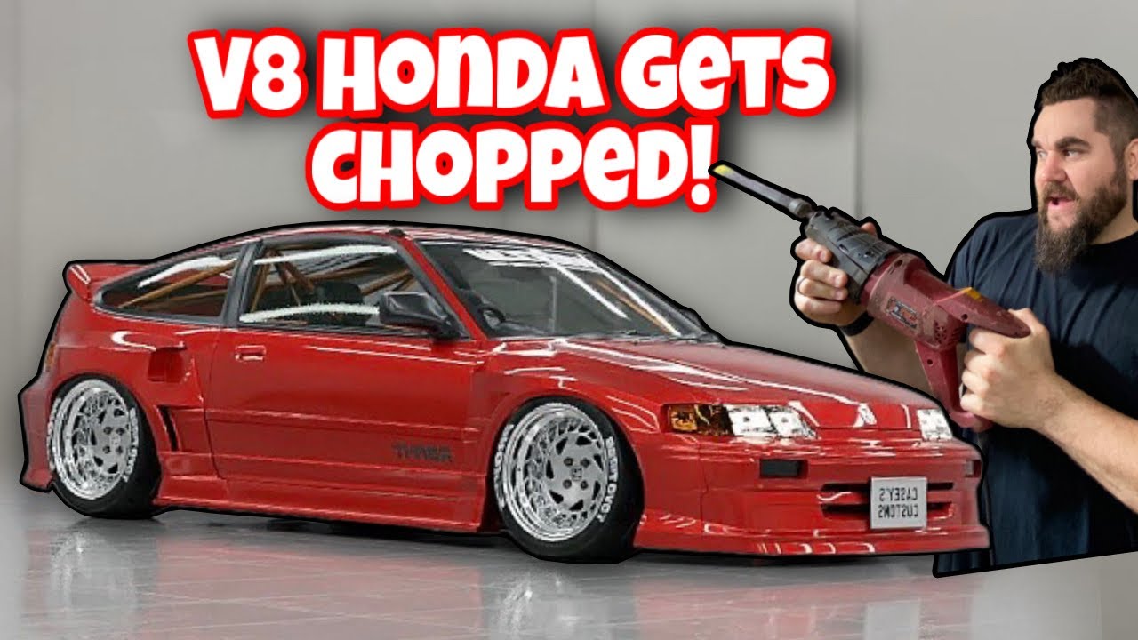 V8 HONDA GETS MORE MODIFICATIONS BEFORE PAINT?!? BUILDING THE BADDEST RWD HONDA EVER! KUSTOM HOT ROD