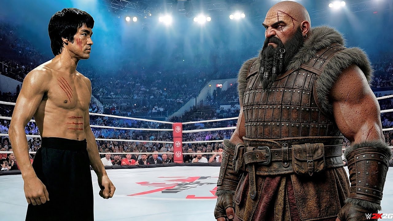Epic Battle: Bruce Lee vs Scarred Mongol Khan