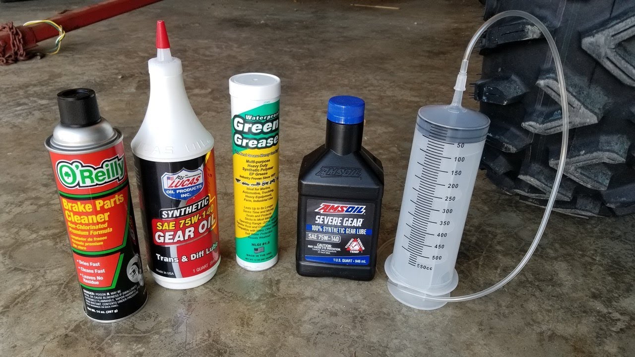 Rear Differential Oil Change - Can-am Outlander 650