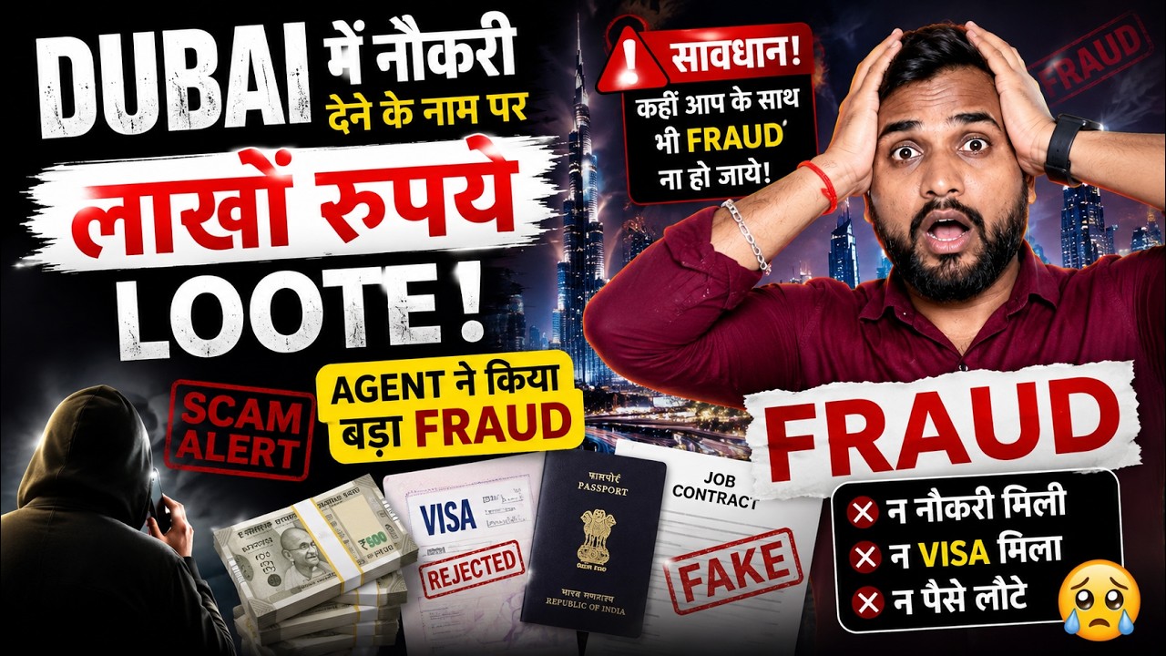 Dubai Job Fraud 2026: Agents Stole Lakhs! How to Avoid Fake Visa and Job Scams?