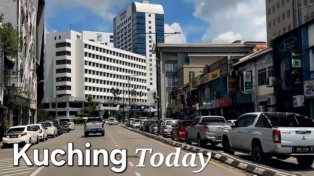 Kuching city JOYRIDE BANDARAYA⭐️Bumi Kenyalang Terkini❤️